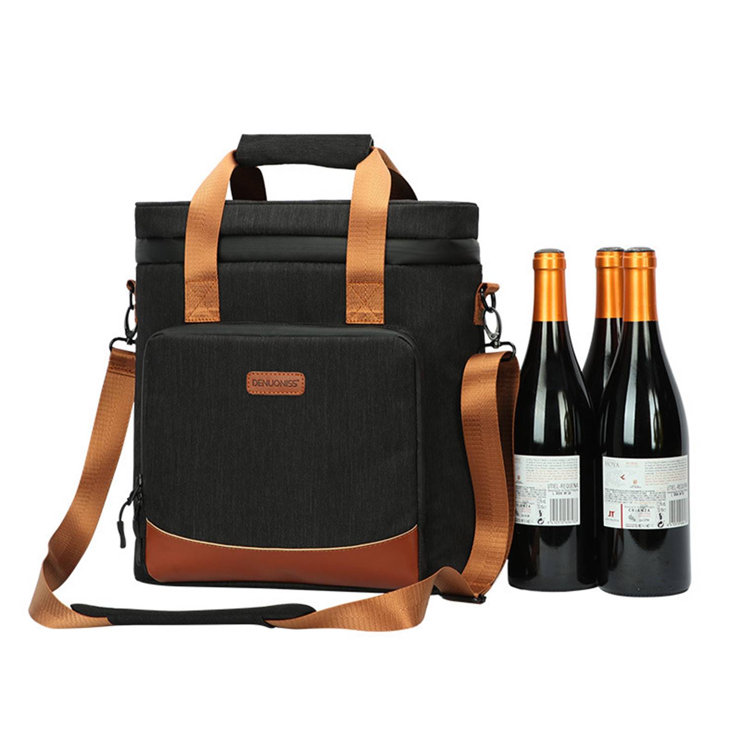 3-Bottle Wine Tote Carrier 6