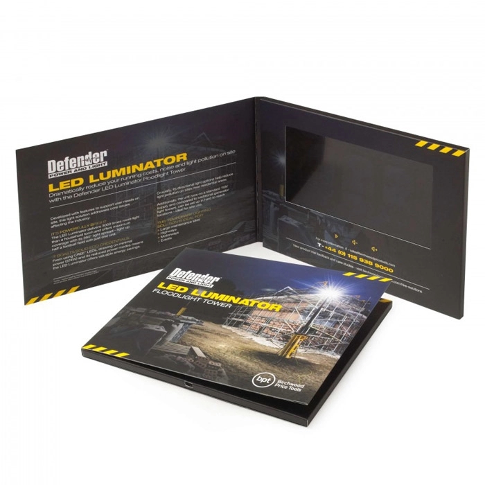 A5 Video Brochure w/ 7" Screen (A5 = 8.3" x 5.8") 2