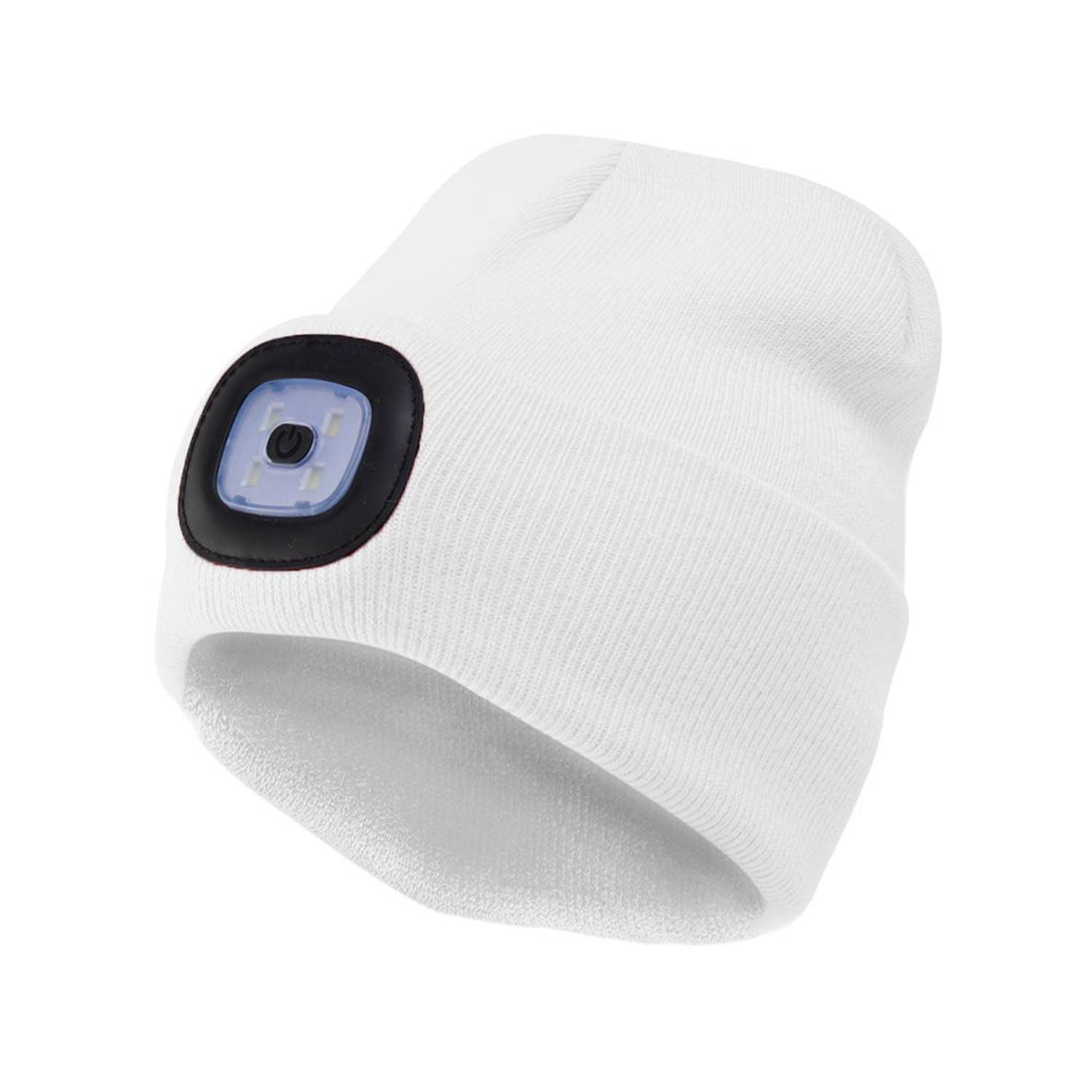 USB Rechargeable LED Acrylic Beanie Hat 10