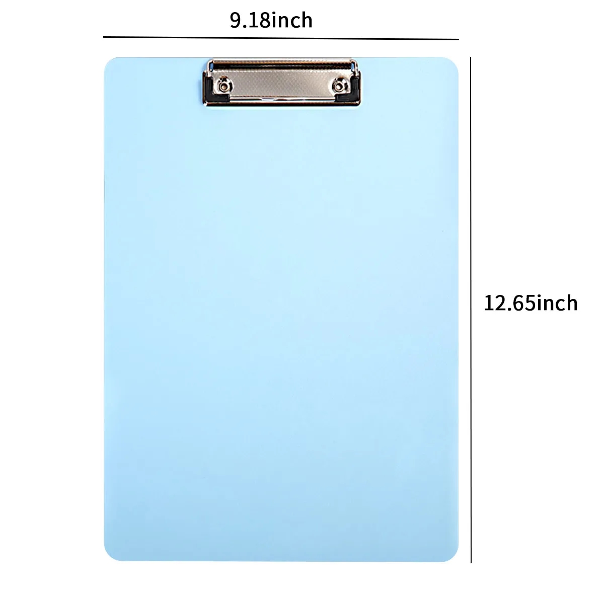 A4 Colorful Transparent Plastic Clipboard 3