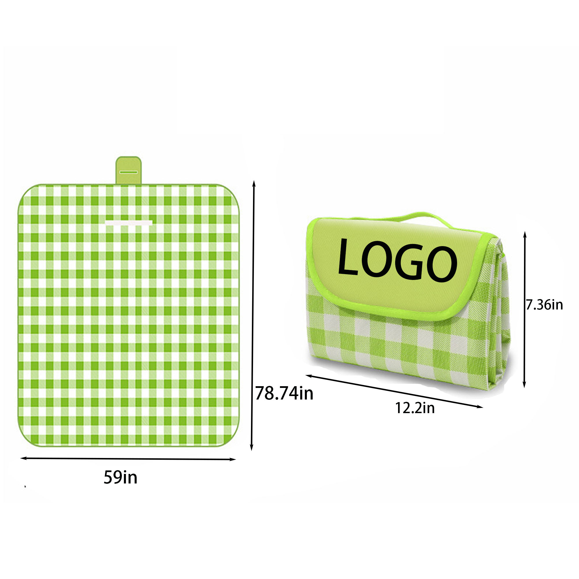 Portable Picnic Blanket for Outdoor Travel and Family 3