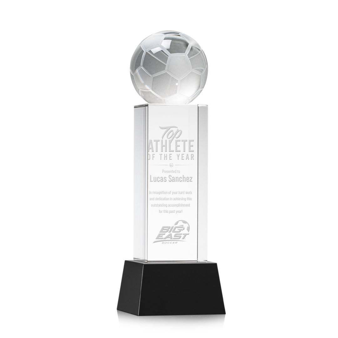 Soccer Ball Award on Belcroft Base - Black 6