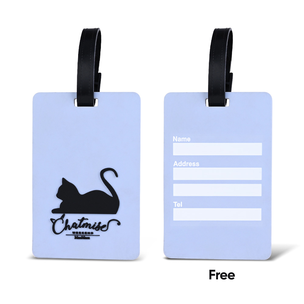 3.5" Custom 2D PVC Luggage Tags 8