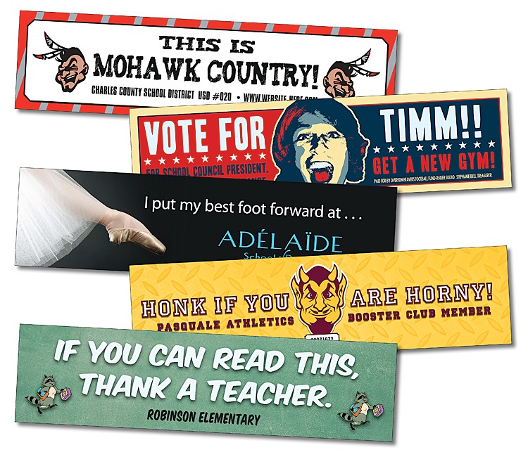 Bumper Sticker / Decal - UV-Coated Vinyl - 10.5x2.625 Rectangle Shape 1