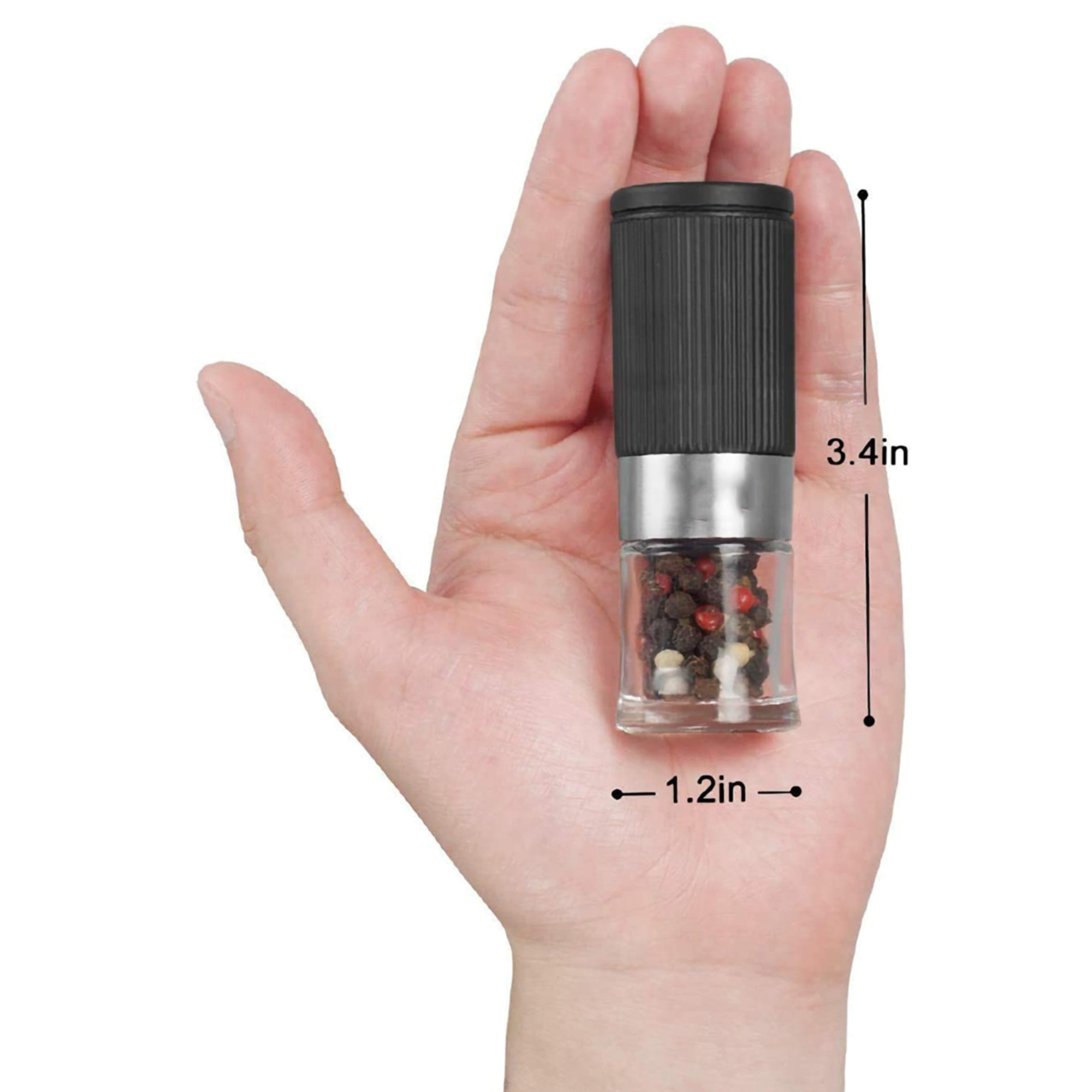 Compact Salt and Pepper Mill Set 6