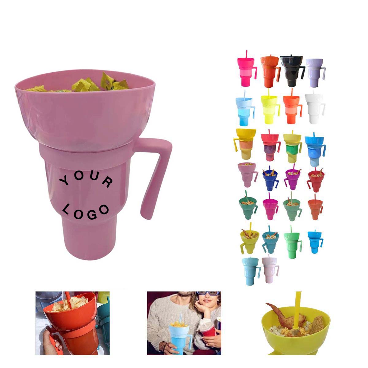 30oz Snack Holder for Movie Nights 4