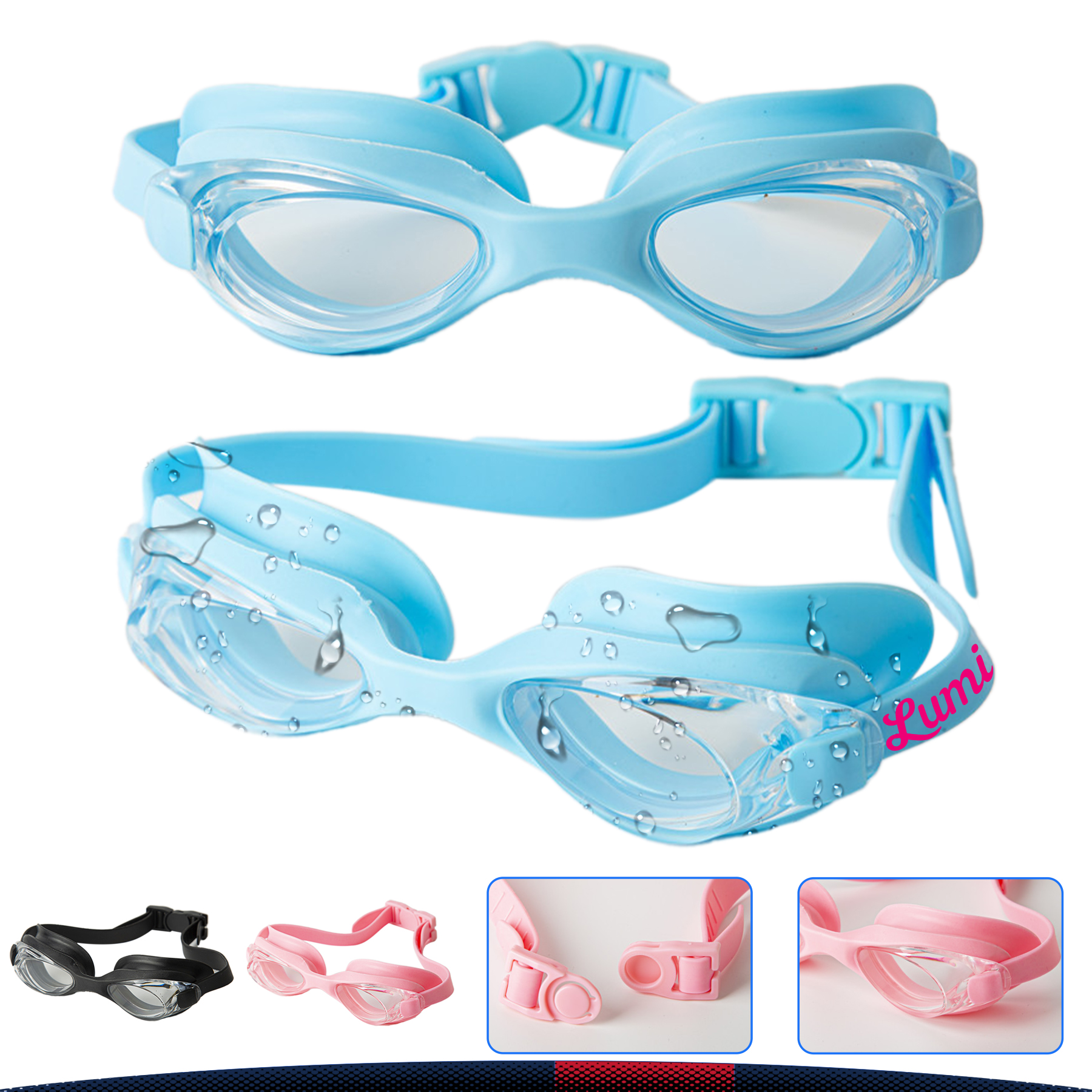 Zalio Kids Swimming Goggles 3