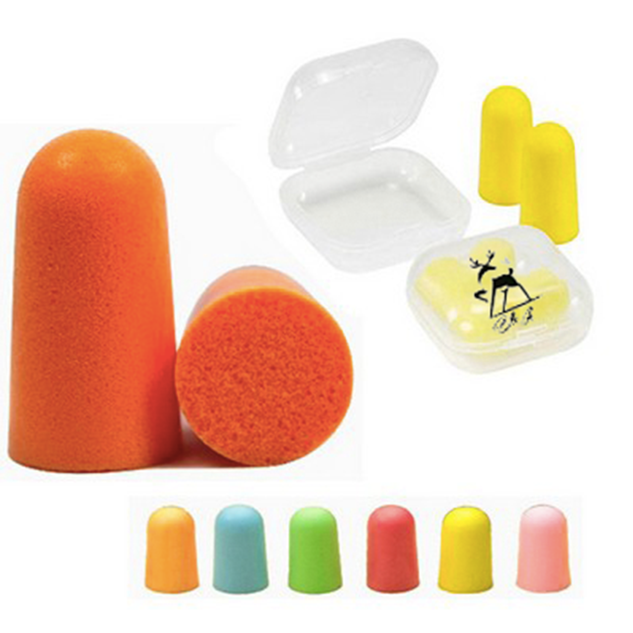 Sponge Earplugs In Storage Cases 1