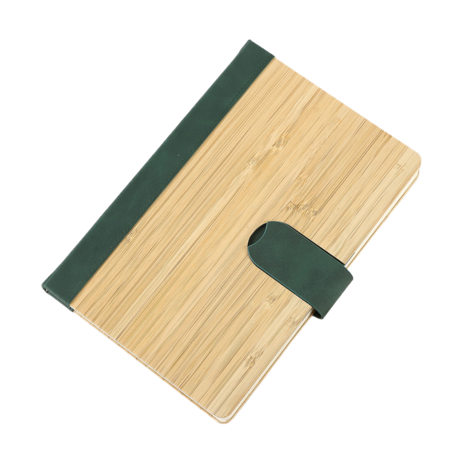 Bamboo Cover Magnetic Closure Notebook 5