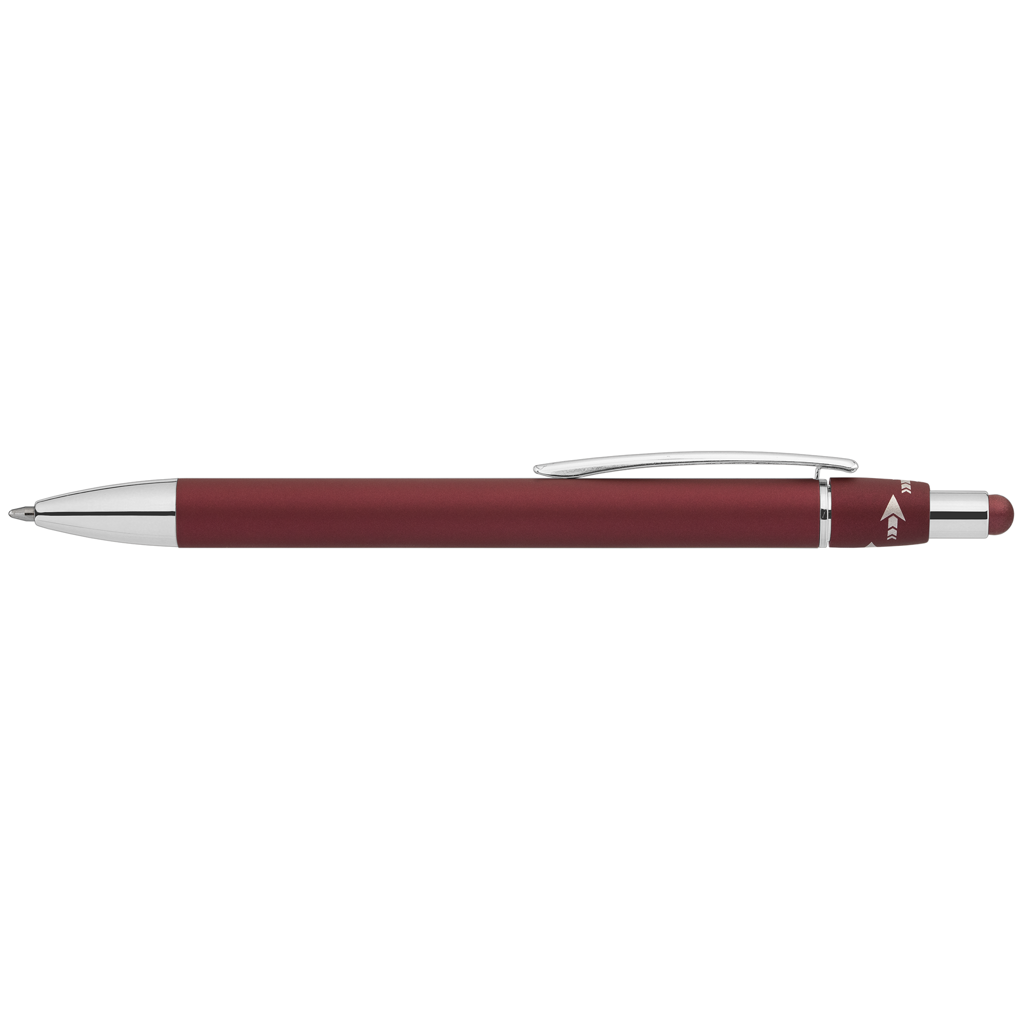 Orbit Spinner Chrome Metal Pen w/ Stylus 33