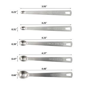 5 In 1 Stainless Steel Measuring Spoon Set 19