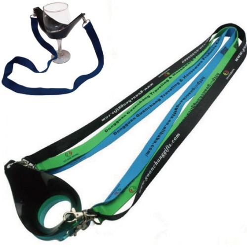 Lanyard with Wine Glass Holder 2