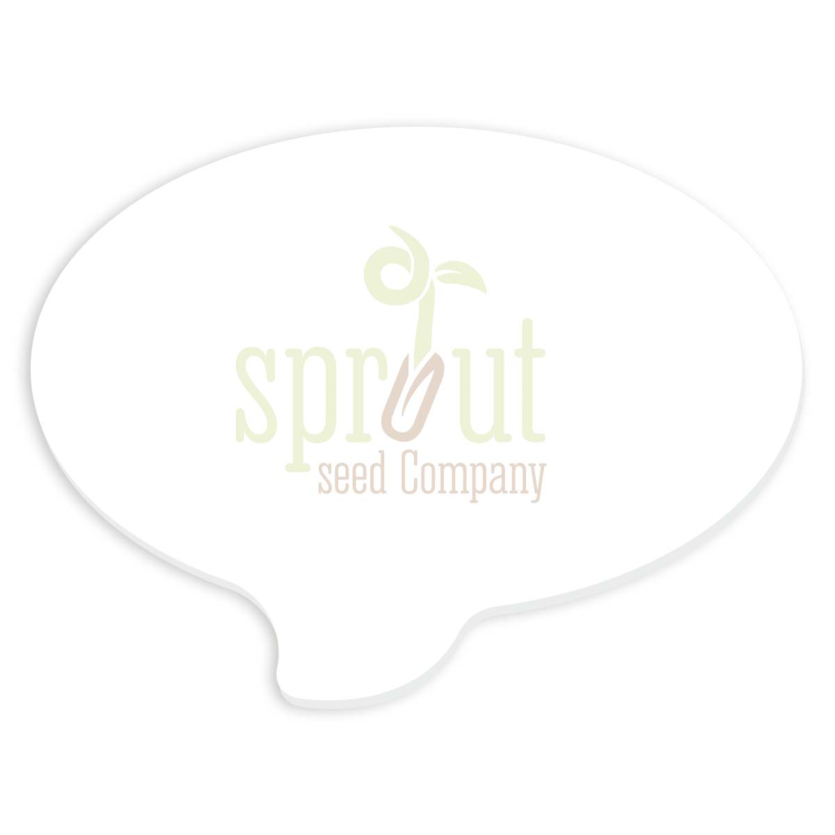 Souvenir® Sticky Note™ 4" x 3" Die Cut Pad, 50 sheet 61