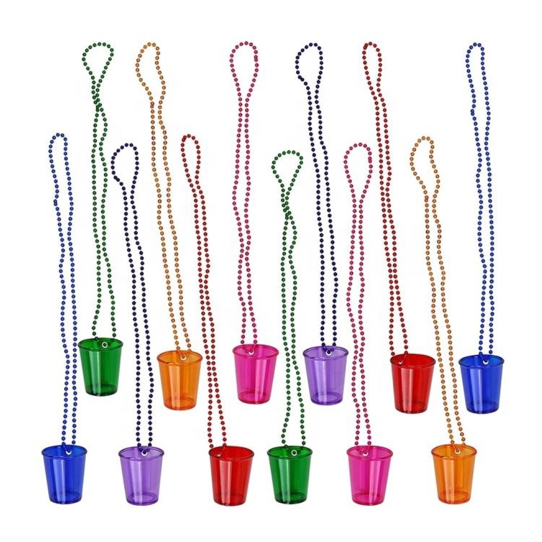 Shot Glass Beaded Necklace 4