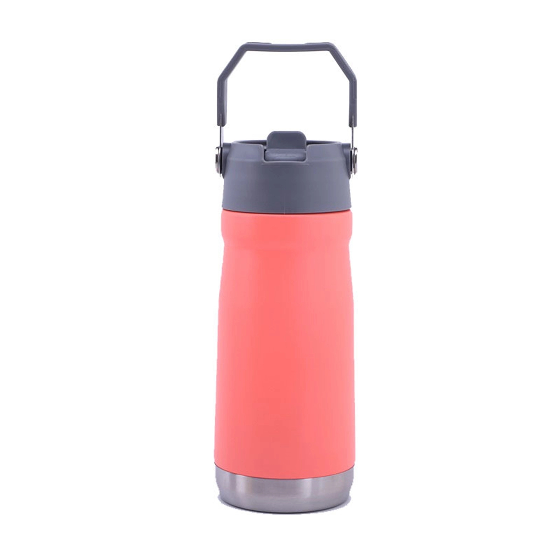 18 Oz. Double Wall Stainless Steel Flip Straw Water Bottle 10