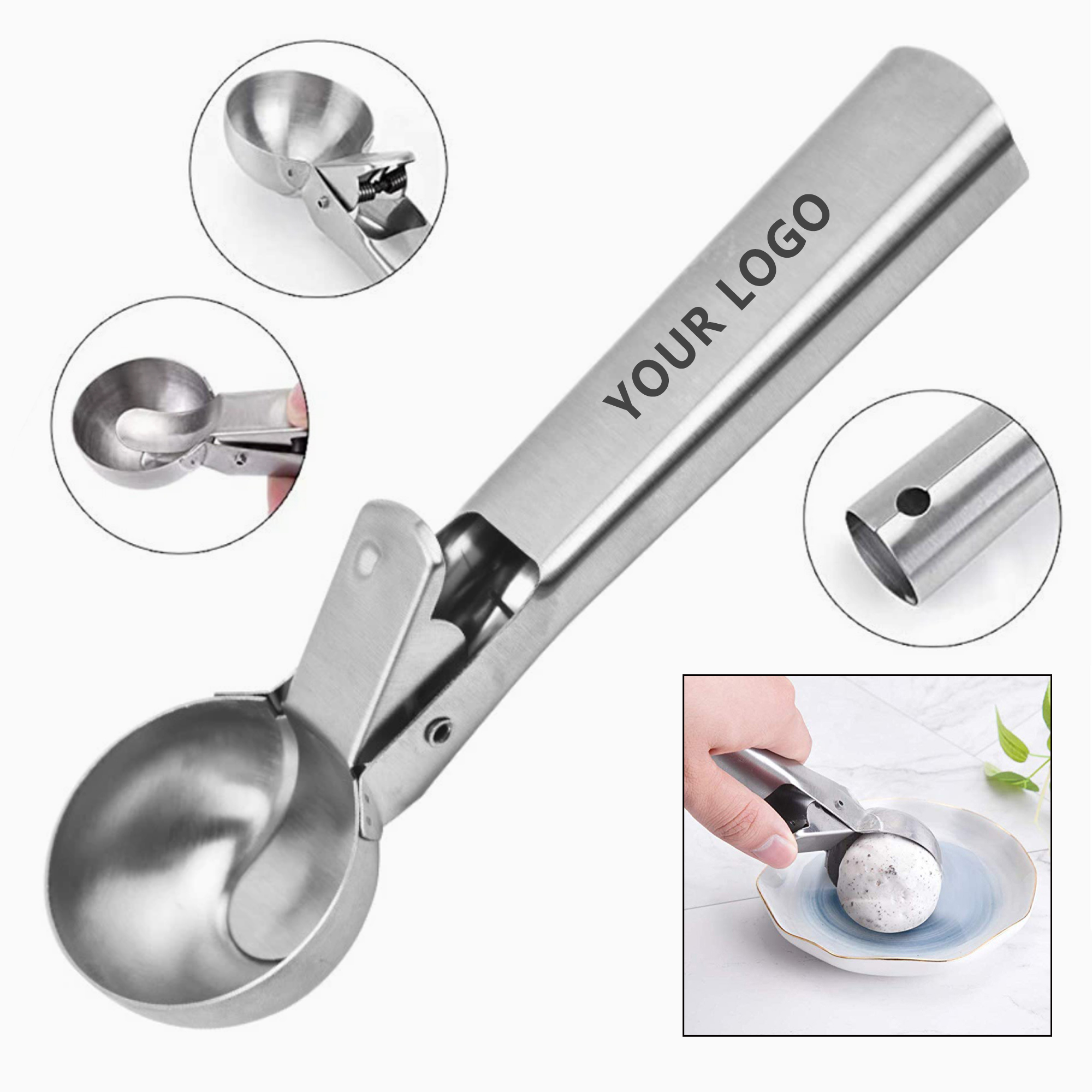 Ice Cream Scoop With Trigger 1