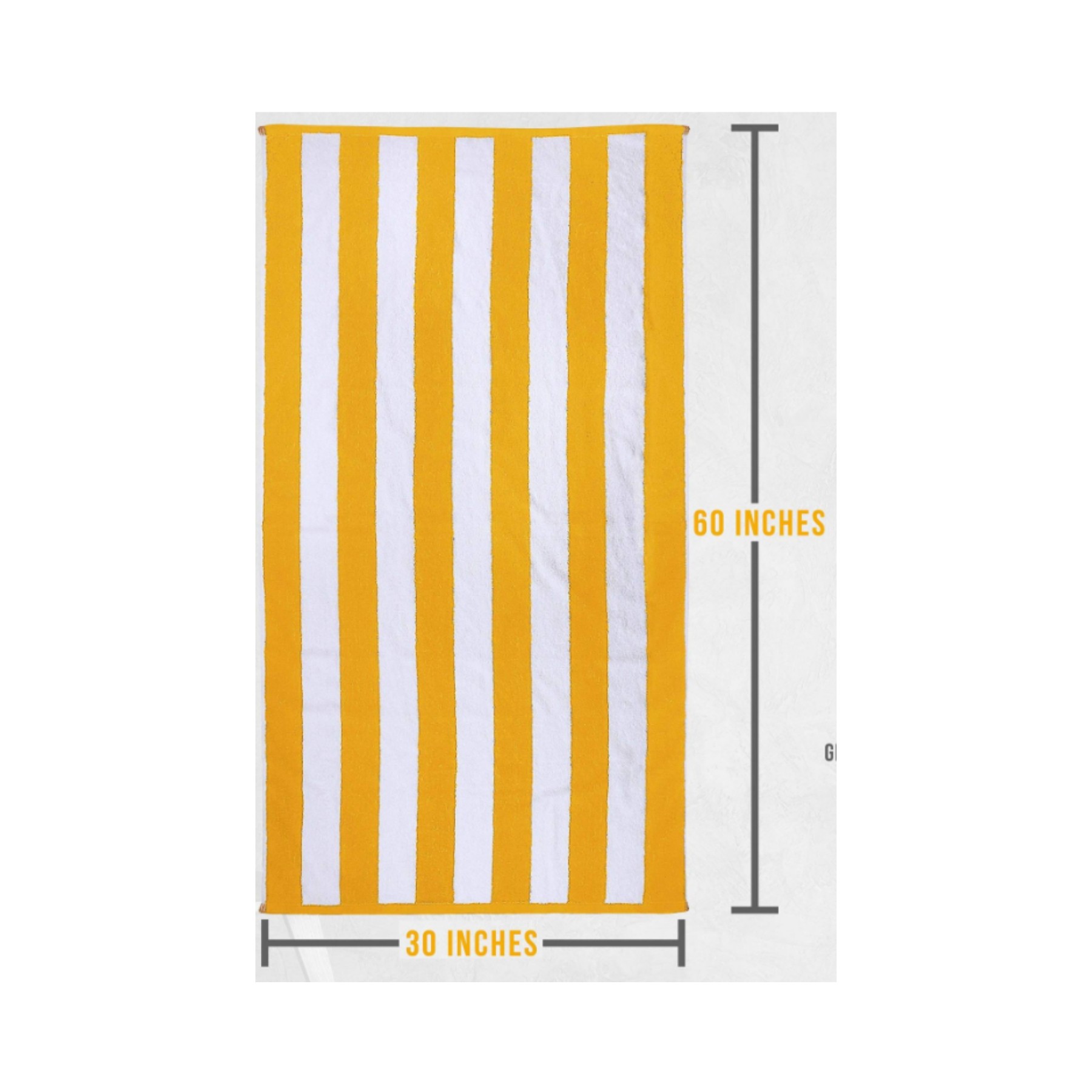 Two Color Striped Towel 2