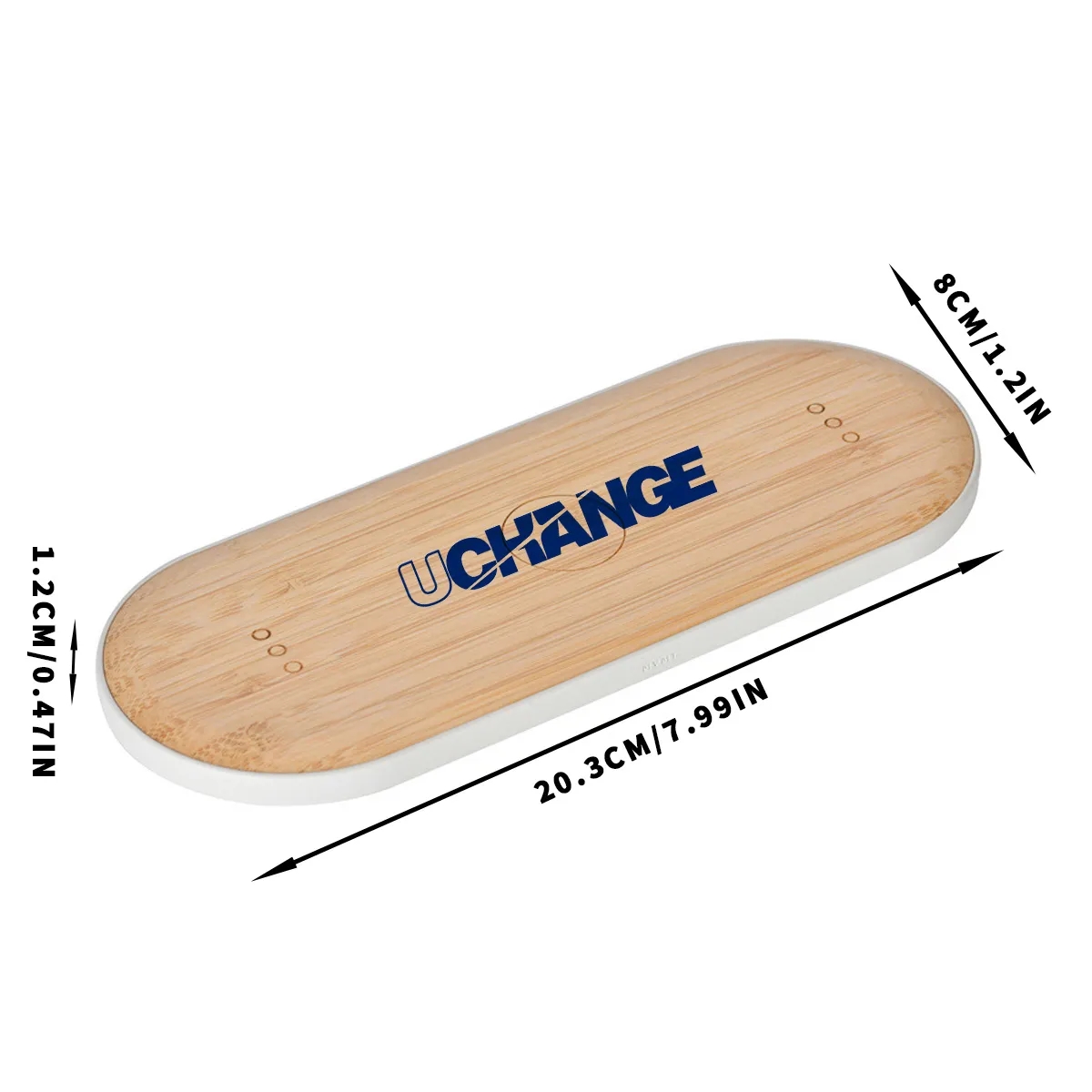 Bamboo Wireless Charging Pad With Speakers 4