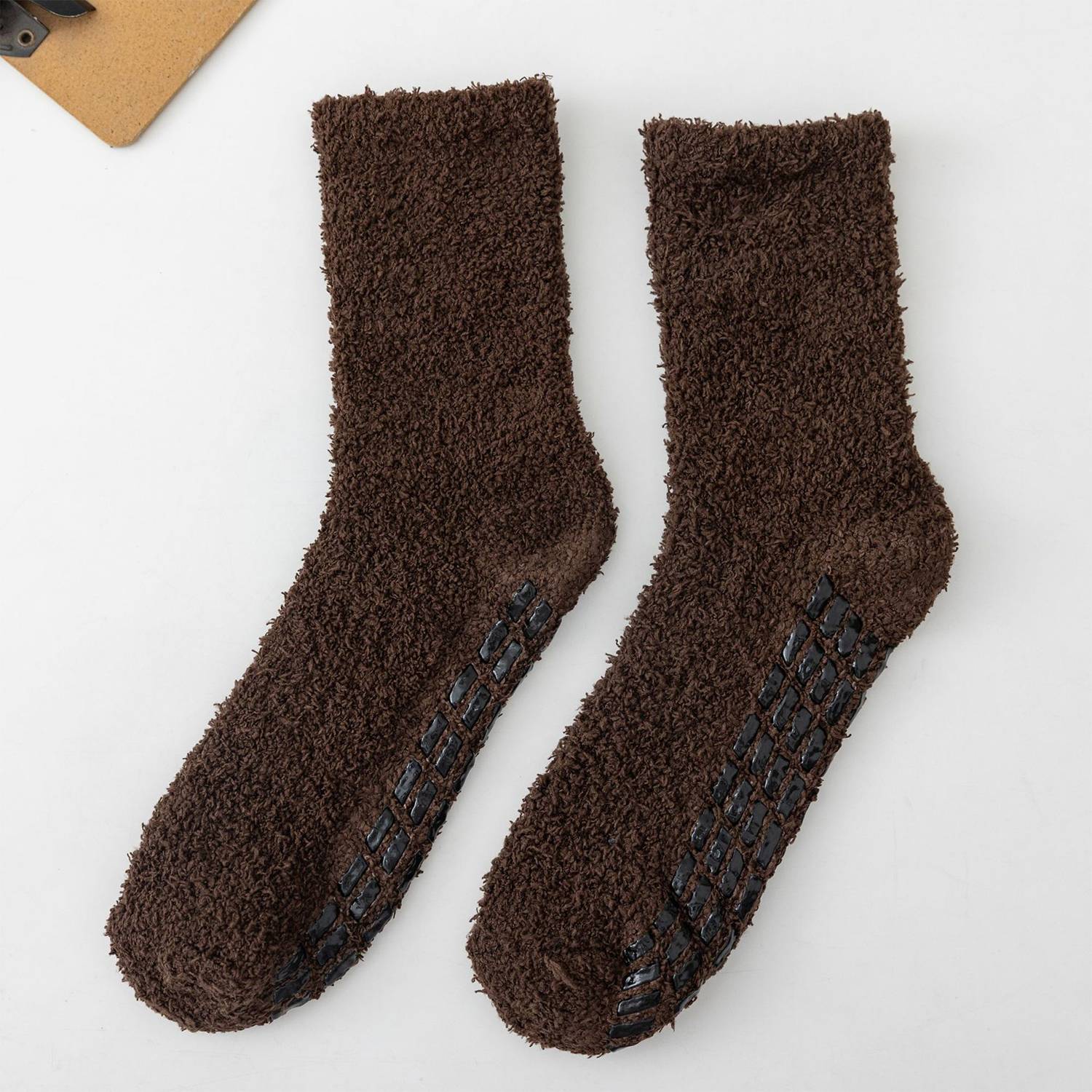 Men's Home Slippers with Grip Socks Non-Slip 4