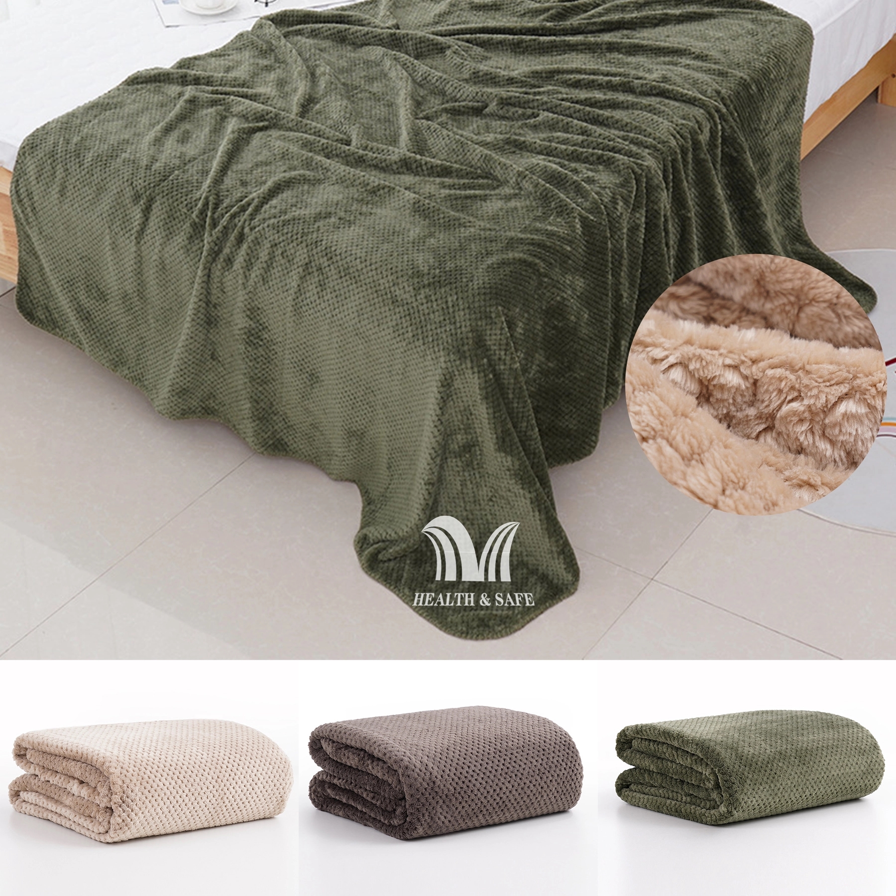 Blanket for Sofa Couch Soft Flannel Fleece 9