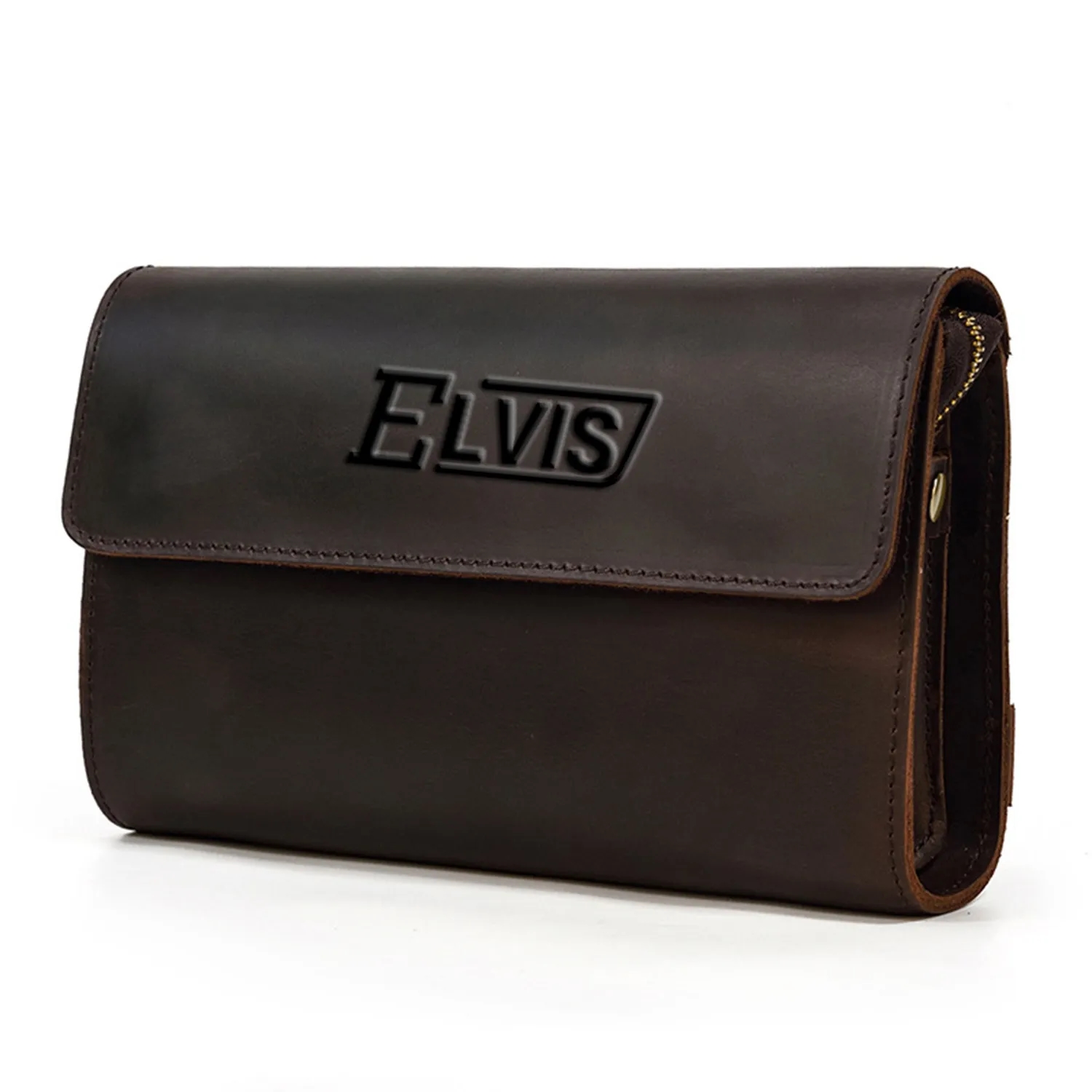 Men's Genuine Leather Retro Multifunctional Wallet 5