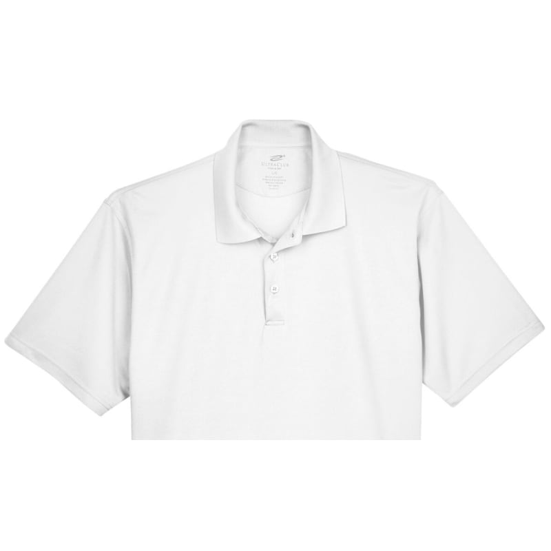 UltraClub Men's Tall Cool & Dry Mesh Piqué Polo 7