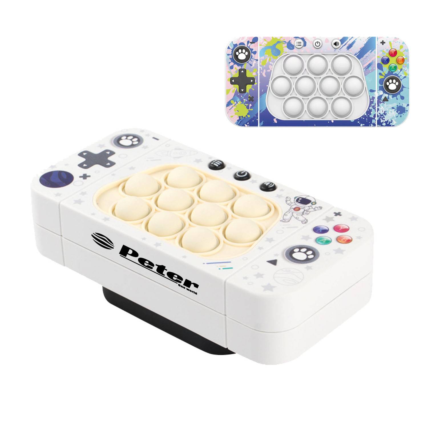 Multi-Mode Interactive Pop Fidget Toy w/ Lights