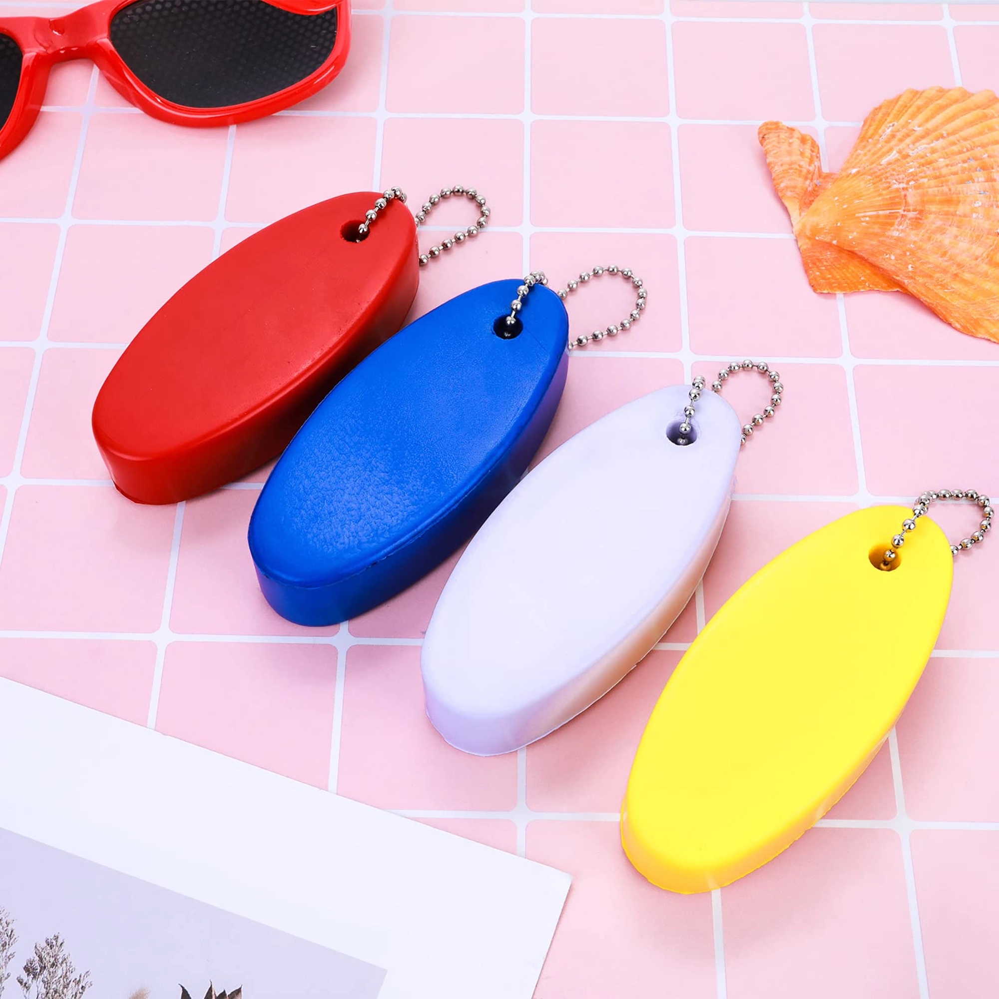 Oval Floater Key Tag 2