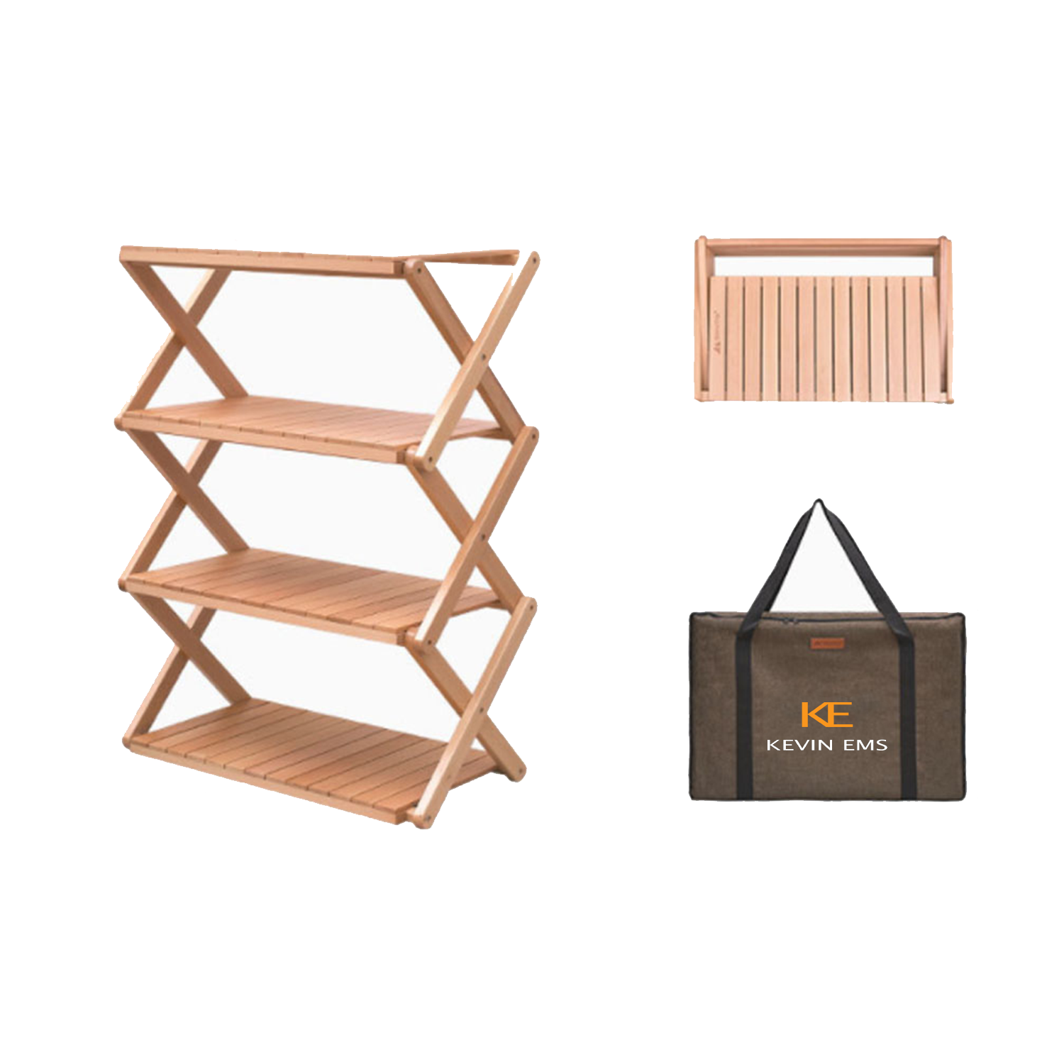 Outdoor Solid Wood Portable Folding Frame 2