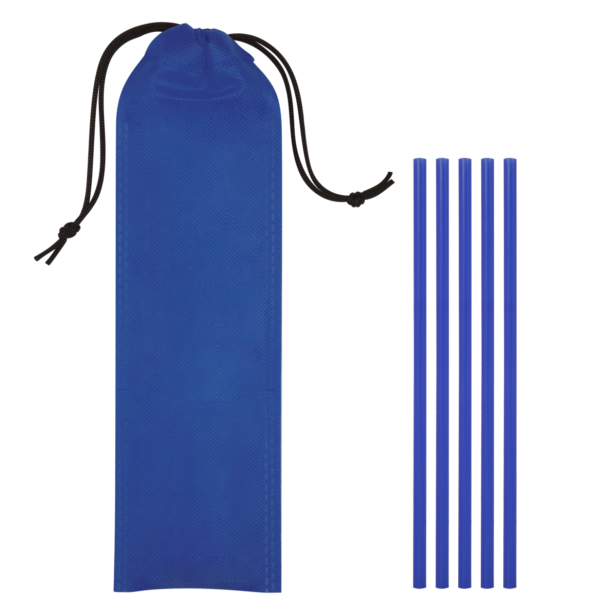 5-Pack On The Go Straws With Pouch 2
