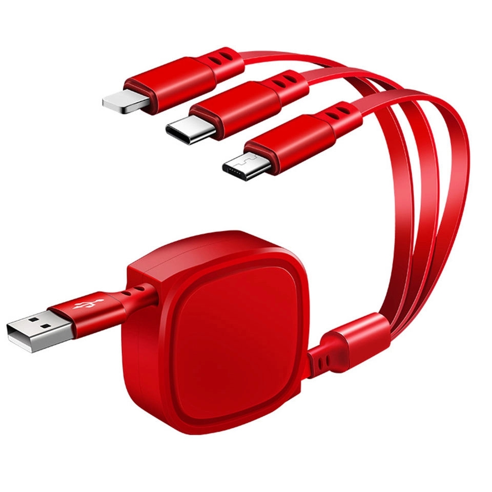 3-In-1 Retractable Charging Cable 1