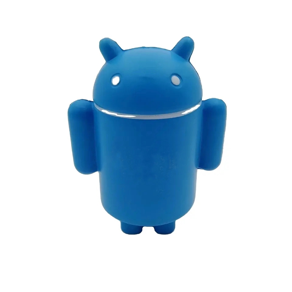 4" Tall Android Robot Stress Reliever Ball 5