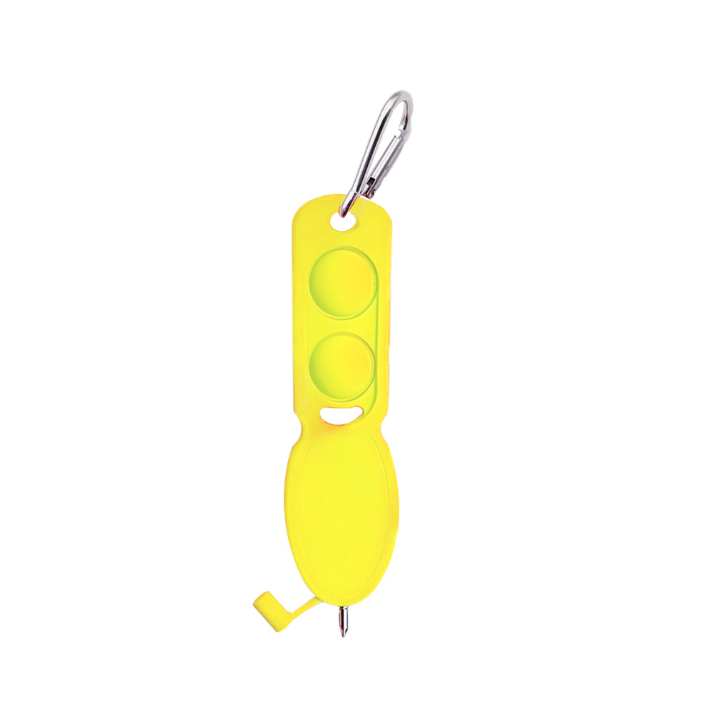 Custom Push Pop Pen Keychain with Carabiner Clip 4