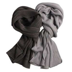 Imitation Cashmere Scarf In Solid Color 6