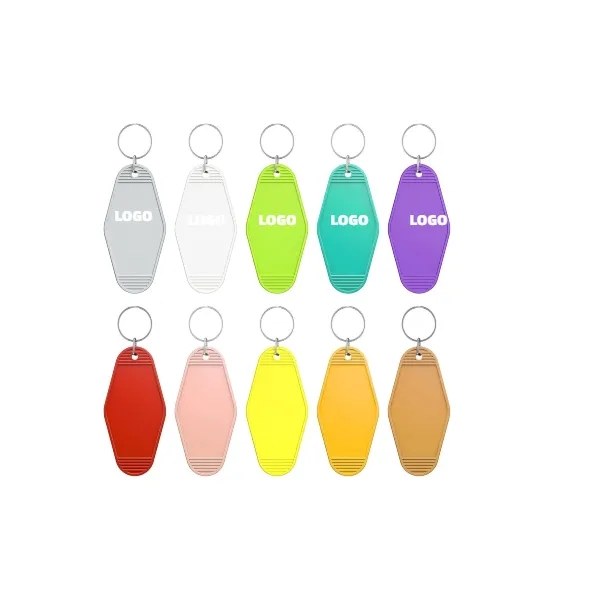 Vintage Plastic Diamond Key Tag 2