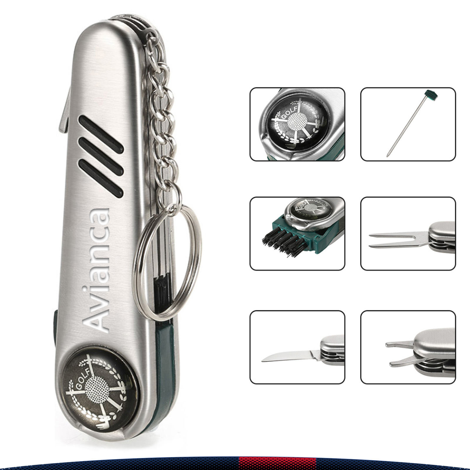 6 in 1 Golf Multifunctional Tool 2