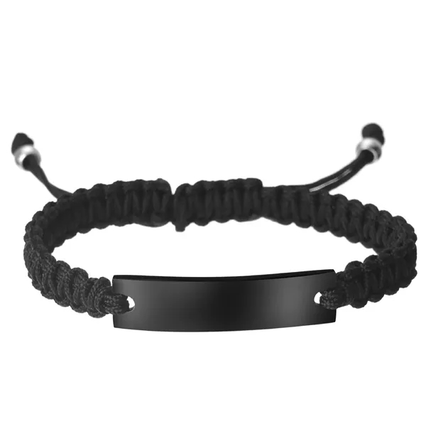 Stainless Steel Milanese Rope Black Braided Bracelet 8