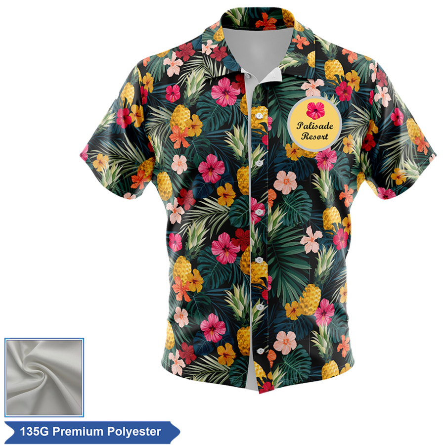 Unisex & Kids' Sublimation Hawaiian Shirt - Premium 16