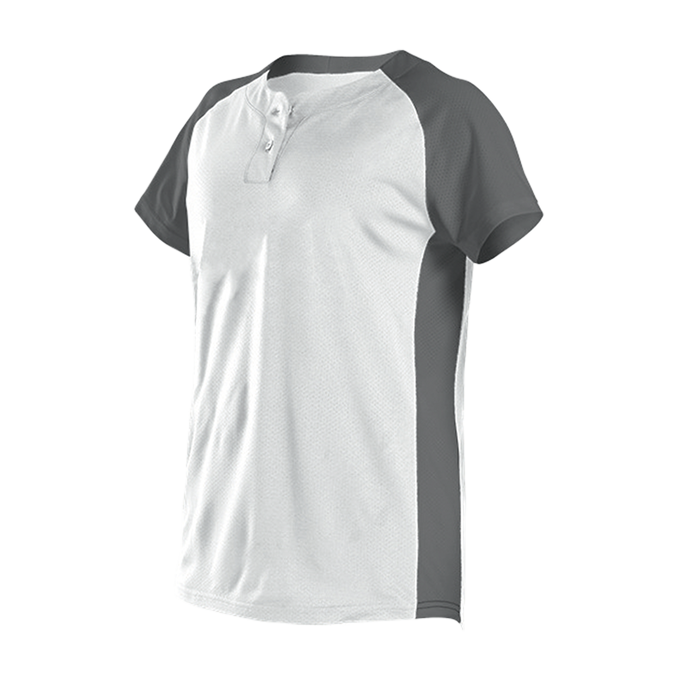 Womens Two Button Fastpitch Jersey 9