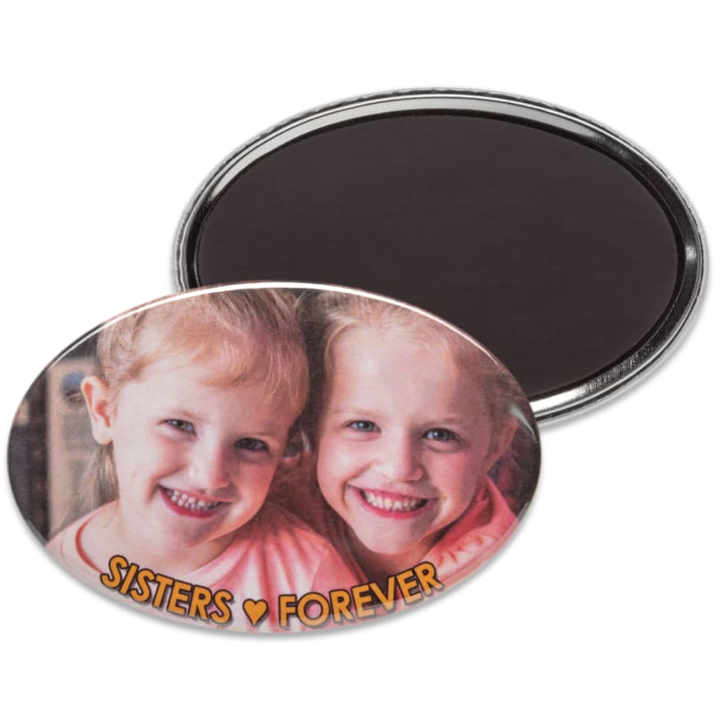 2.75 X 1.75 Inch Oval Magnet Buttons 12