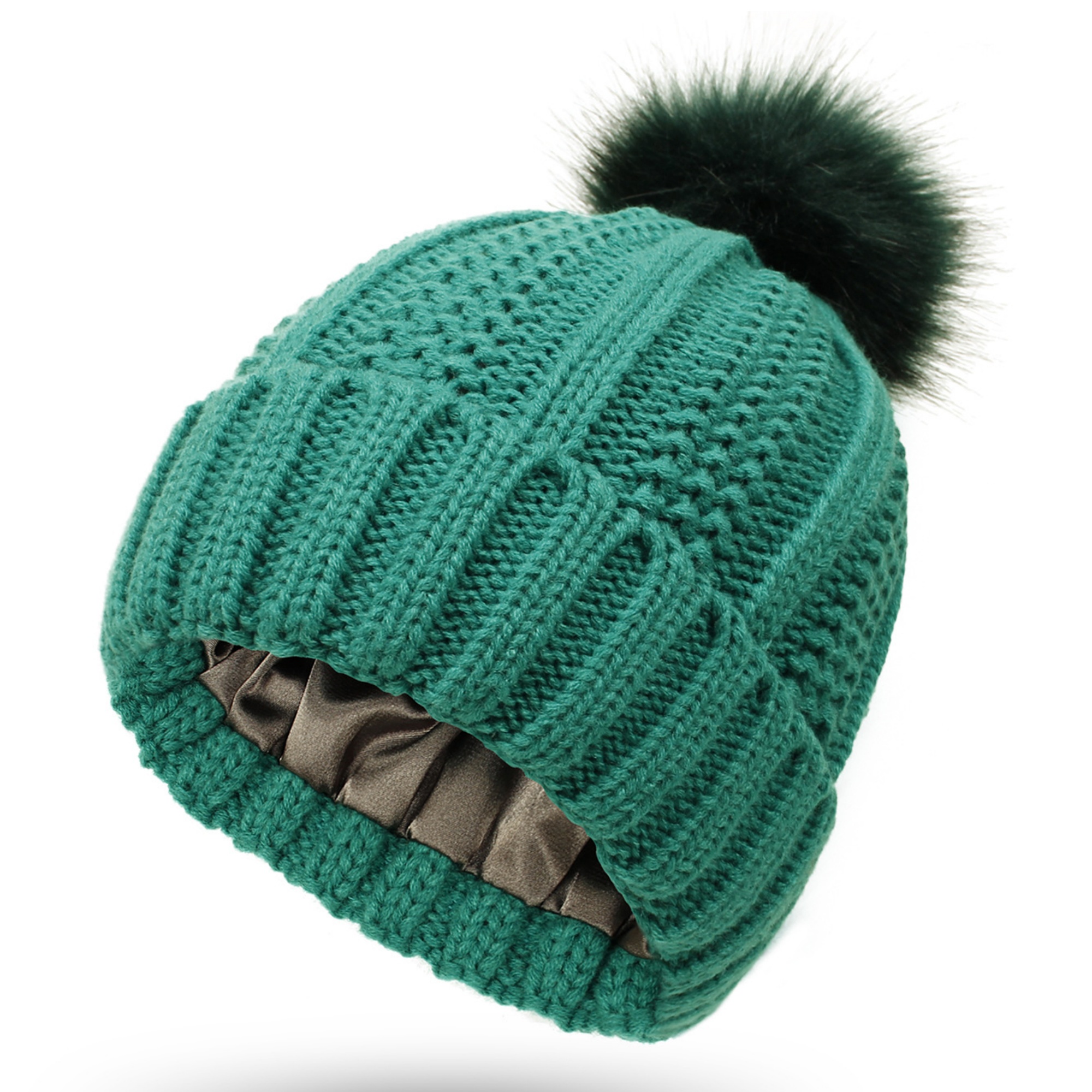 Winter Thick Cable Knit Beanie 1