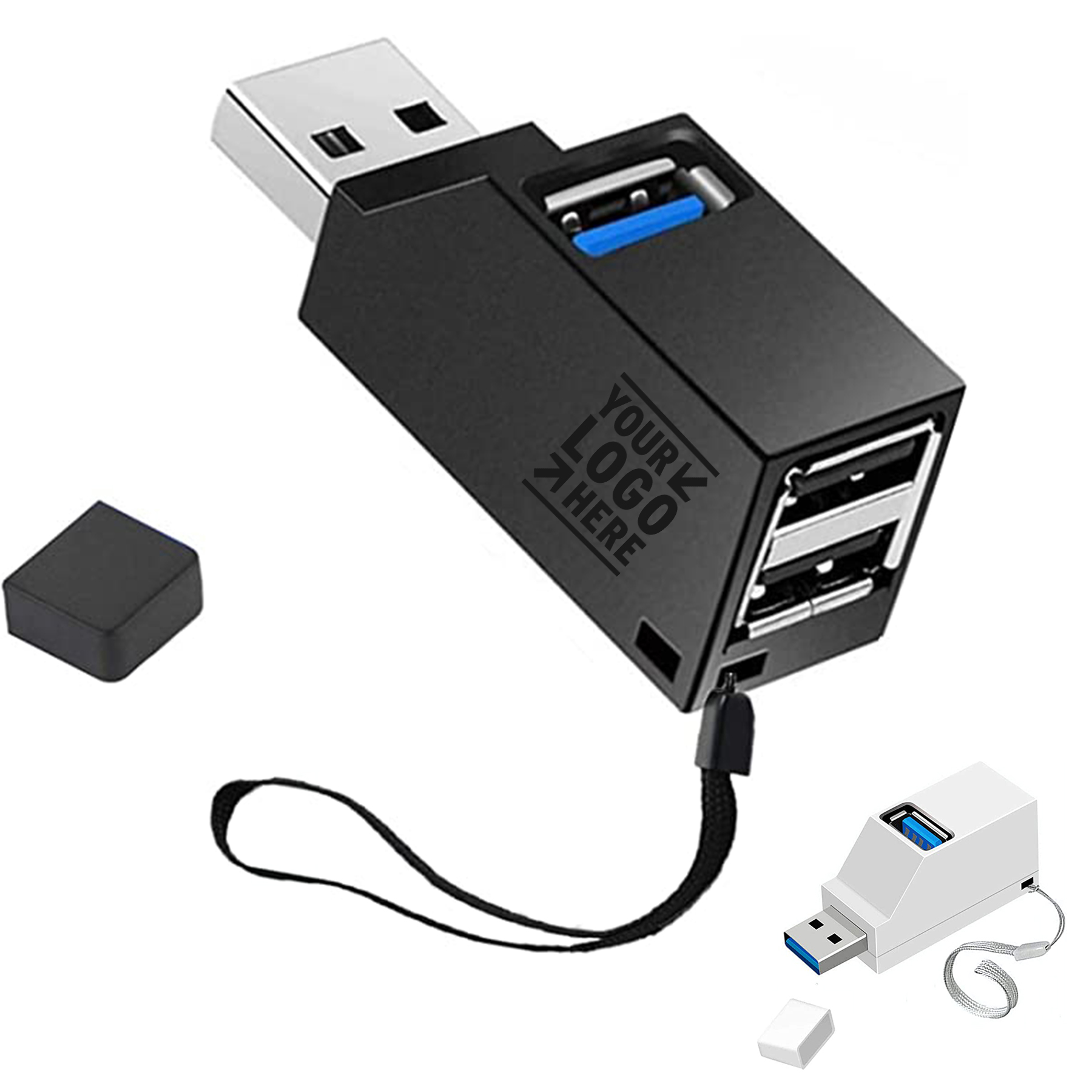 USB Hub 3 Port USB Splitter 2