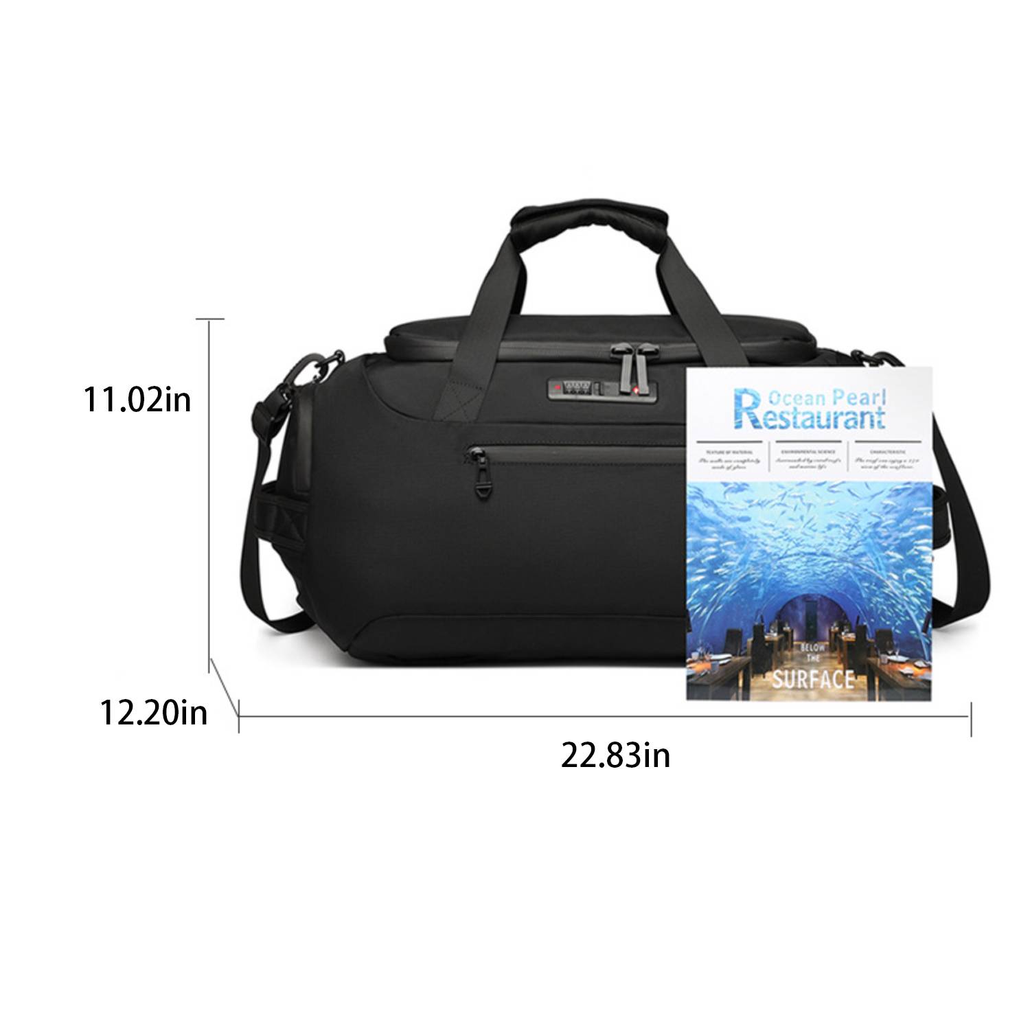 Single Shoulder Handheld Business Polyester Duffel Bag 3