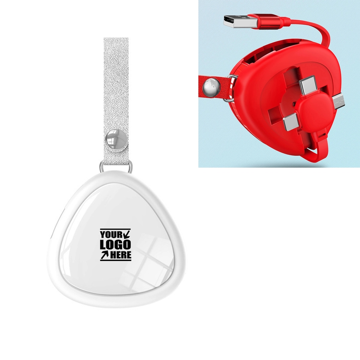 3 in 1 Retractable Multi Charging Cable 1
