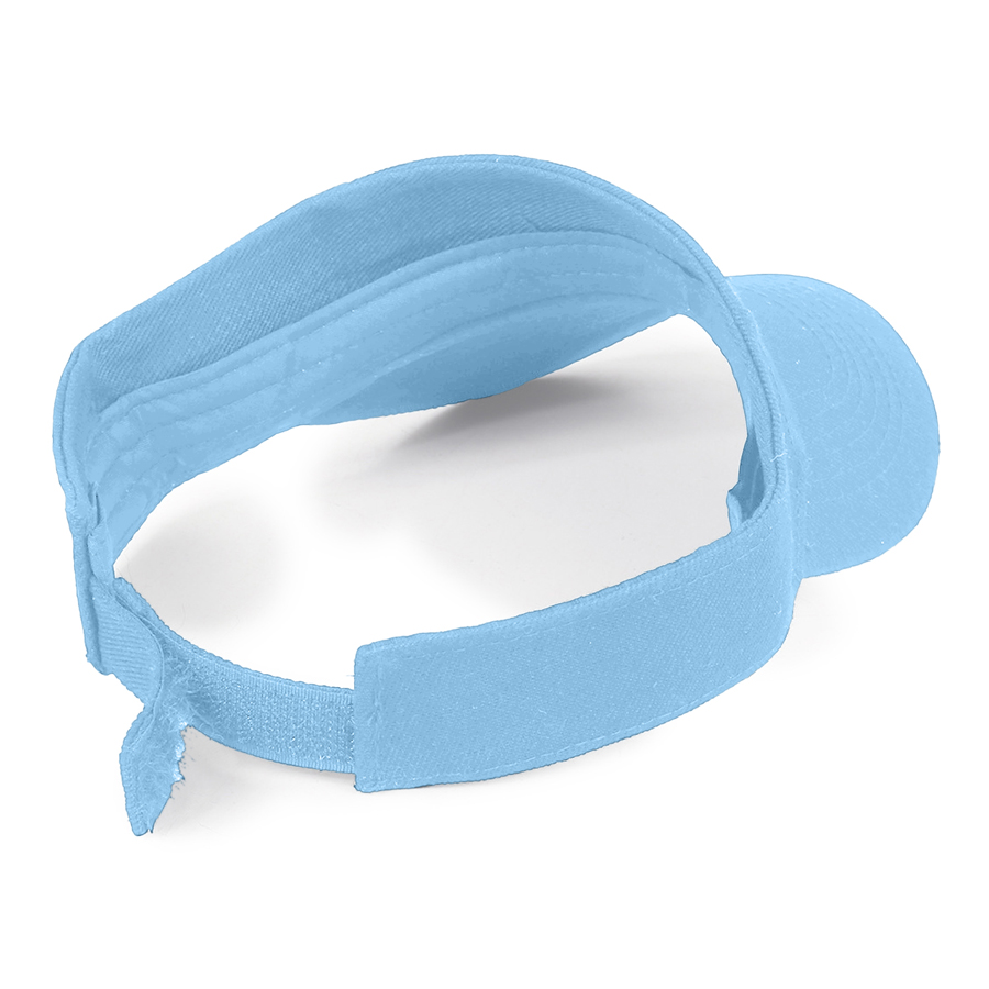 Kids' Stock Solid Color Polyester Visor - Sports Style 8