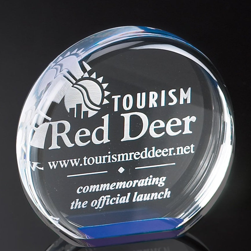 Freestanding Reflective Acrylic Circle 2
