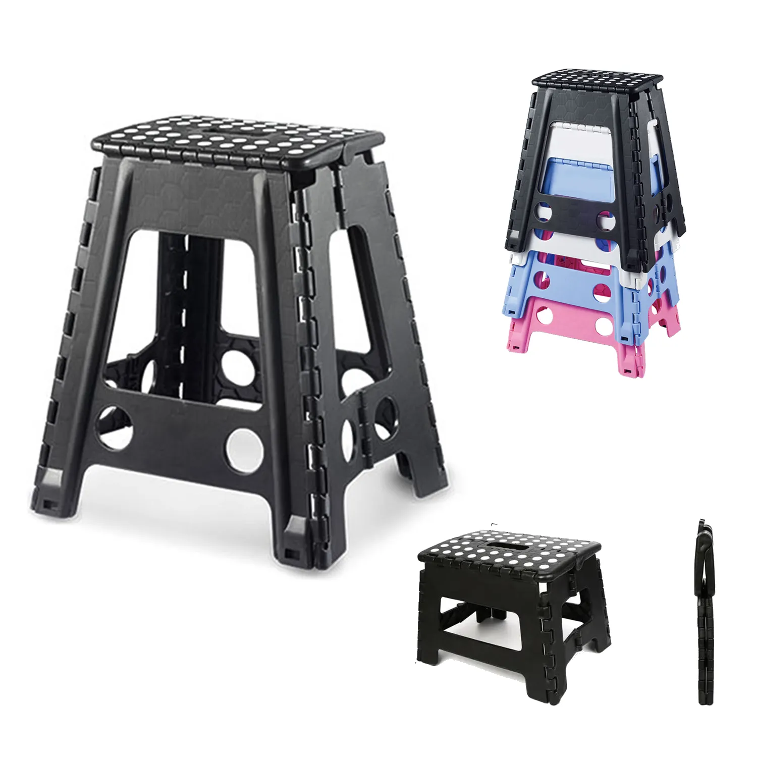 Portable Folding Plastic Stool 4