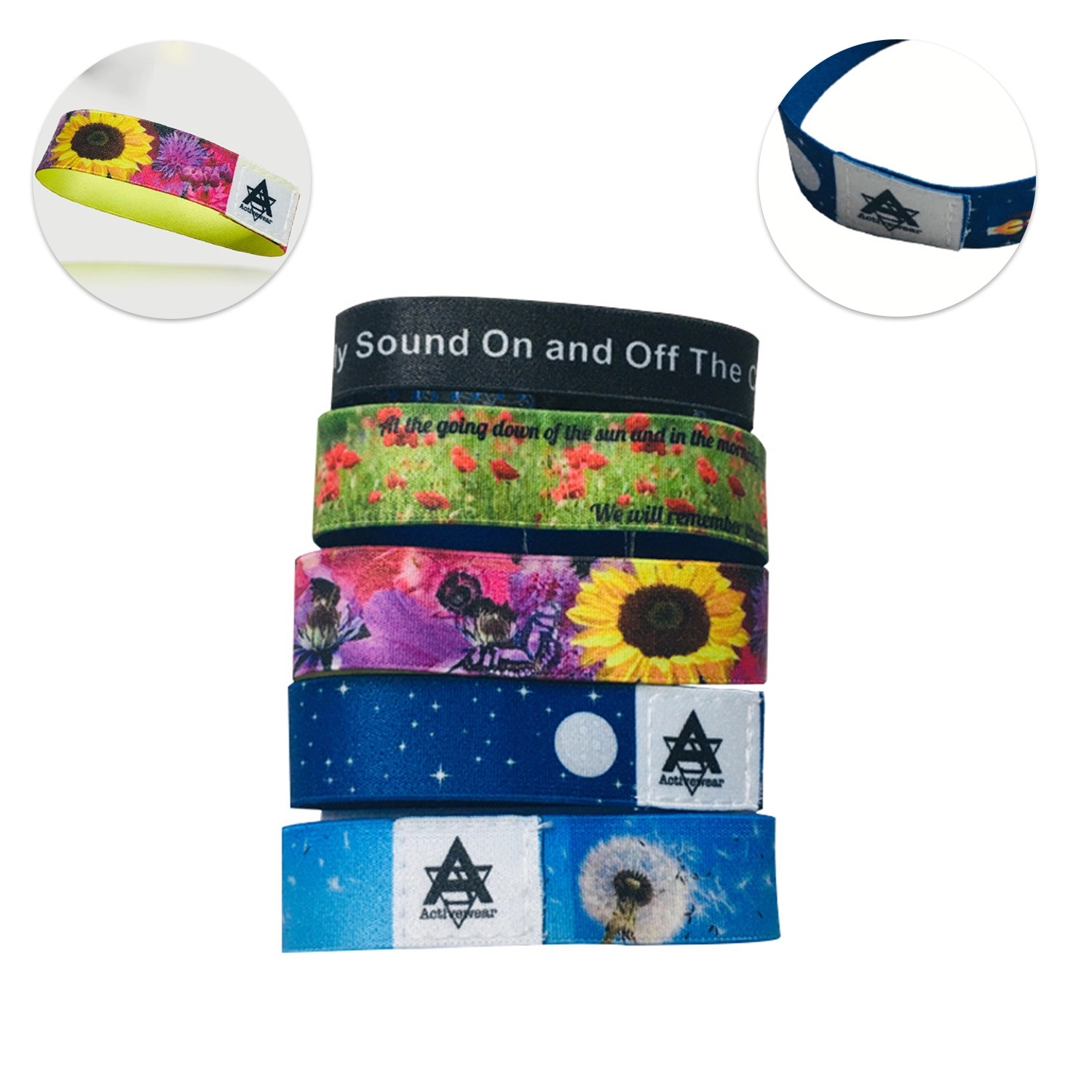 Hd Sublimation Elastic Wristband 2