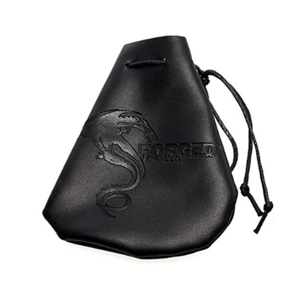 Leather Ear Bud Organizer Drawstring Bag 4