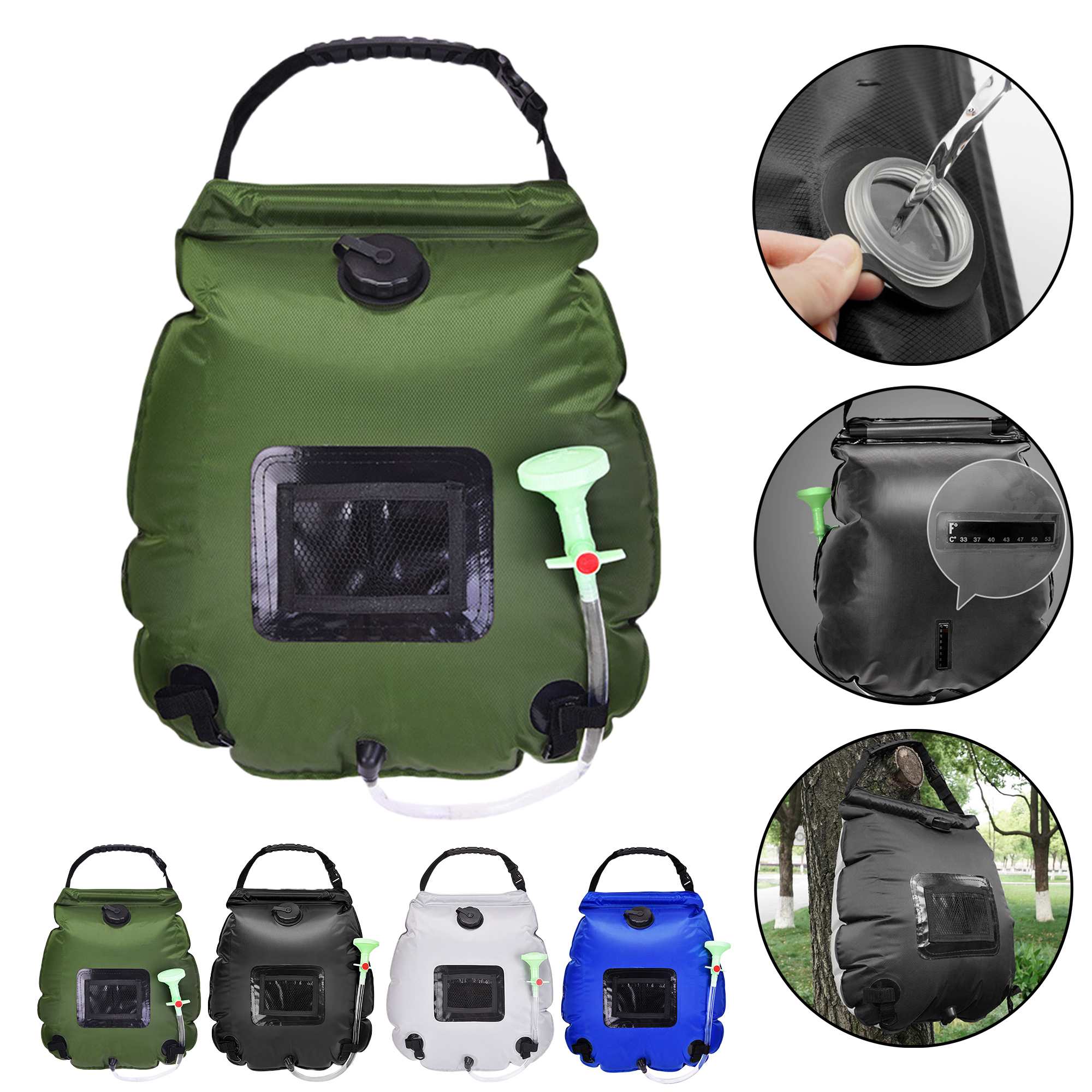 20L Outdoor Solar Shower Bag for Camping 2